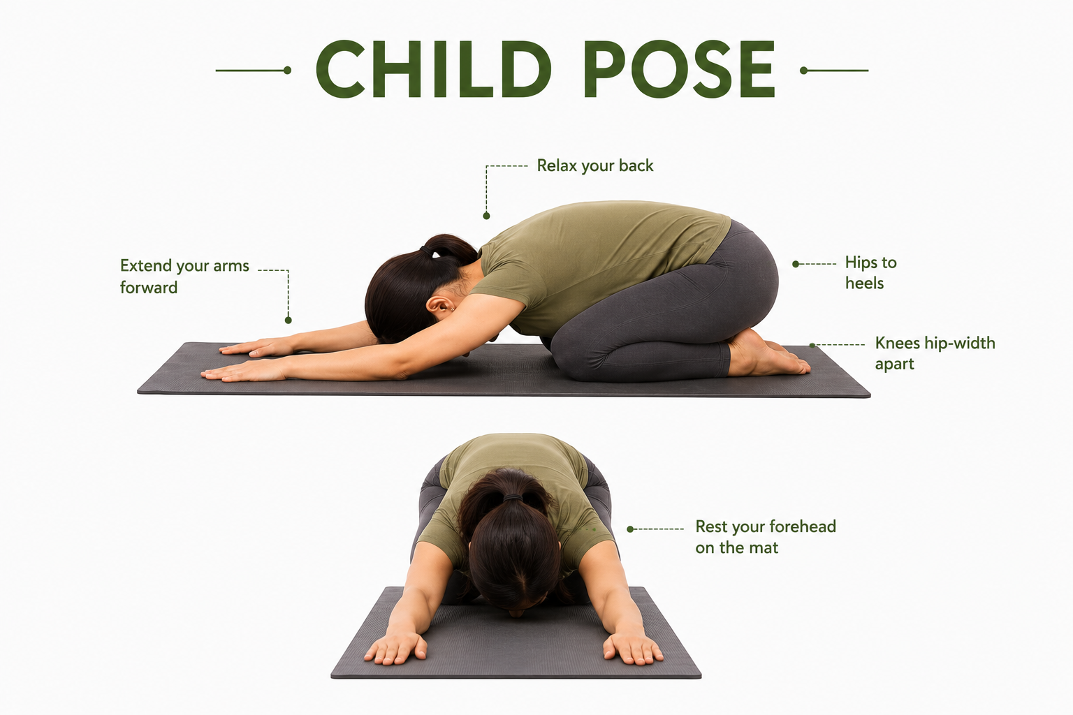 Balasana (Child Pose) NIRVANA YOGA 
